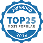 Top 25 Most Popular Businesses and Service Providers for Mums badge for 2018